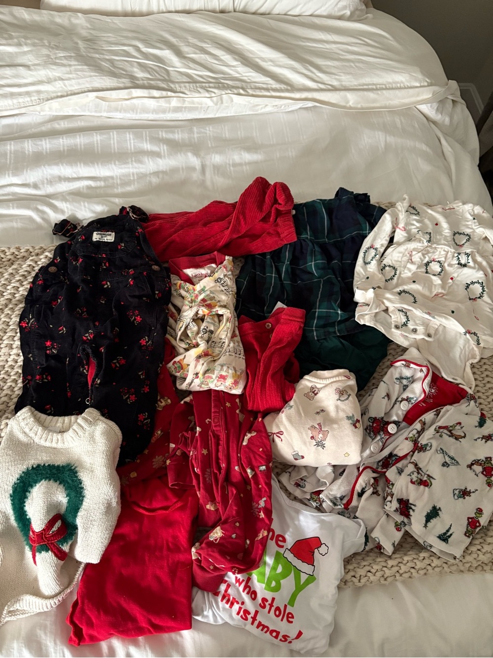9month baby girl Christmas bundle. Carters, Oshkosh, H&M